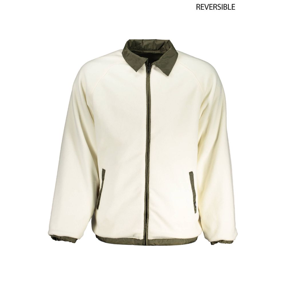 Green Nylon Men Jacket-Vans-LabelTerrace.com