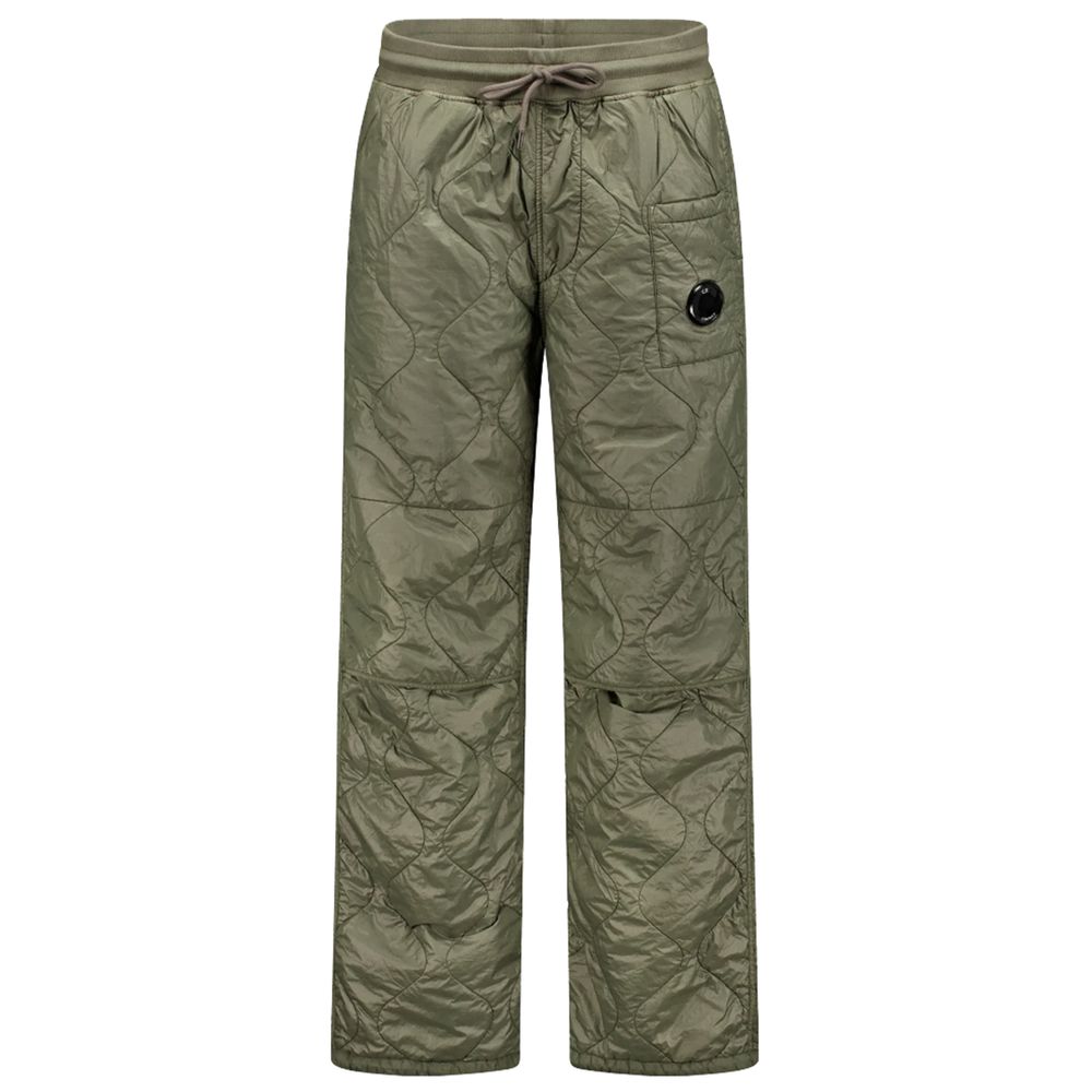 Green Nylon Men Pants-C.P. Company-LabelTerrace.com