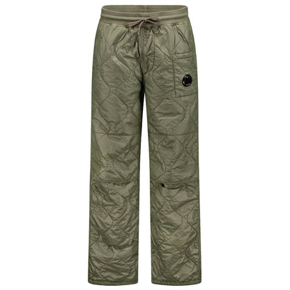 Green Nylon Men Pants-C.P. Company-LabelTerrace.com