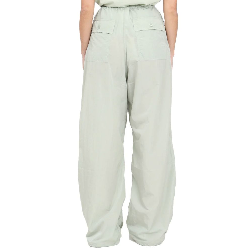 Green Nylon Women Trouser-Hinnominate-LabelTerrace.com