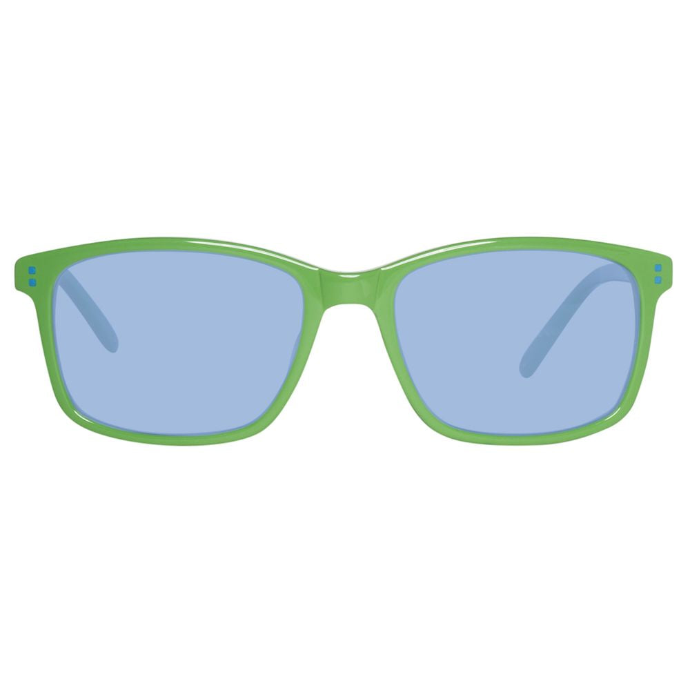 Green Plastic Sunglasses-Benetton-LabelTerrace.com