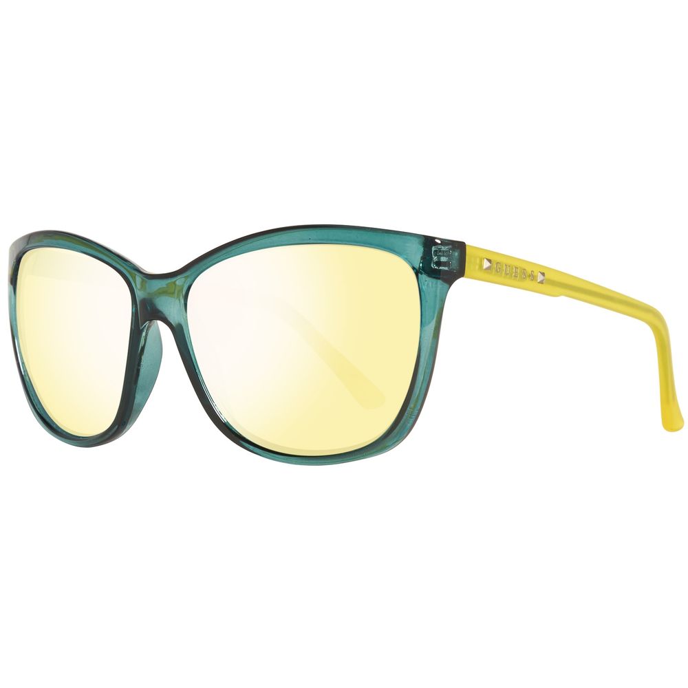 Green Plastic Sunglasses-Guess-LabelTerrace.com
