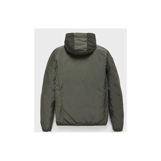 Green Polyamide Men's Jacket