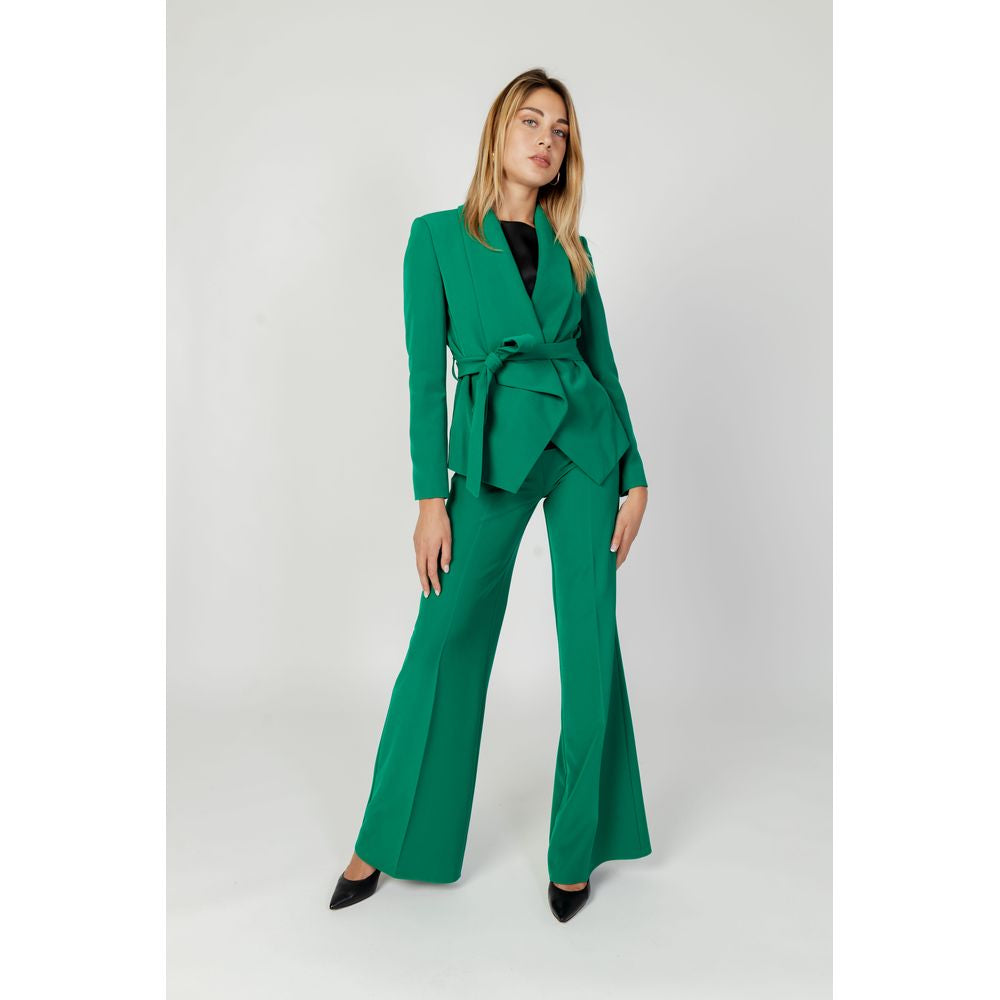 Green Polyester Blazer