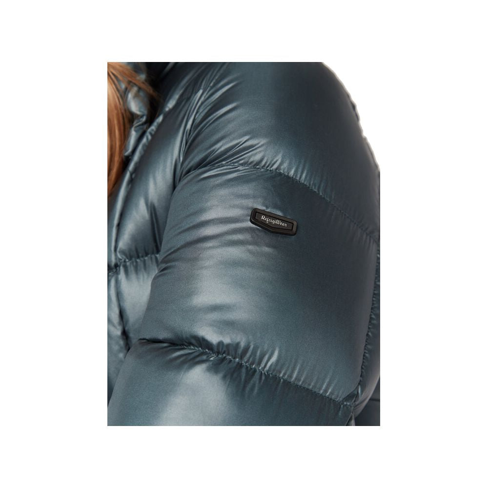 Green Polyester Jackets & Coat-Refrigiwear-LabelTerrace.com