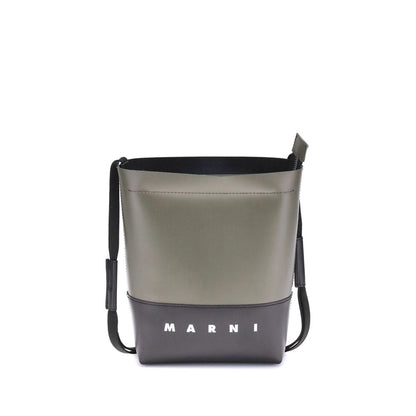 Green Polyester Shoulder Bag