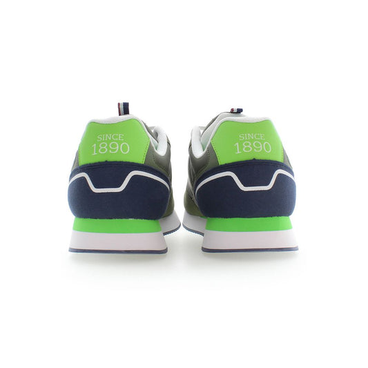 Green Polyester Sneaker