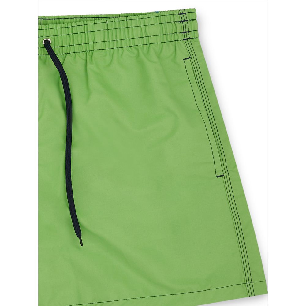 Green Polyester Swimwear-Malo-LabelTerrace.com