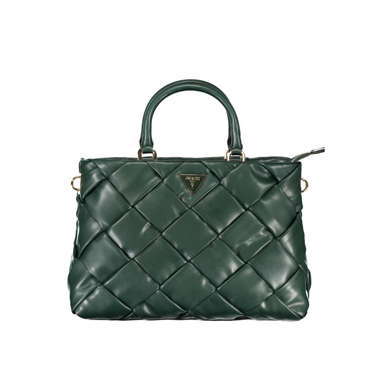 Green Polyethylene Handbag-Guess Jeans-LabelTerrace.com