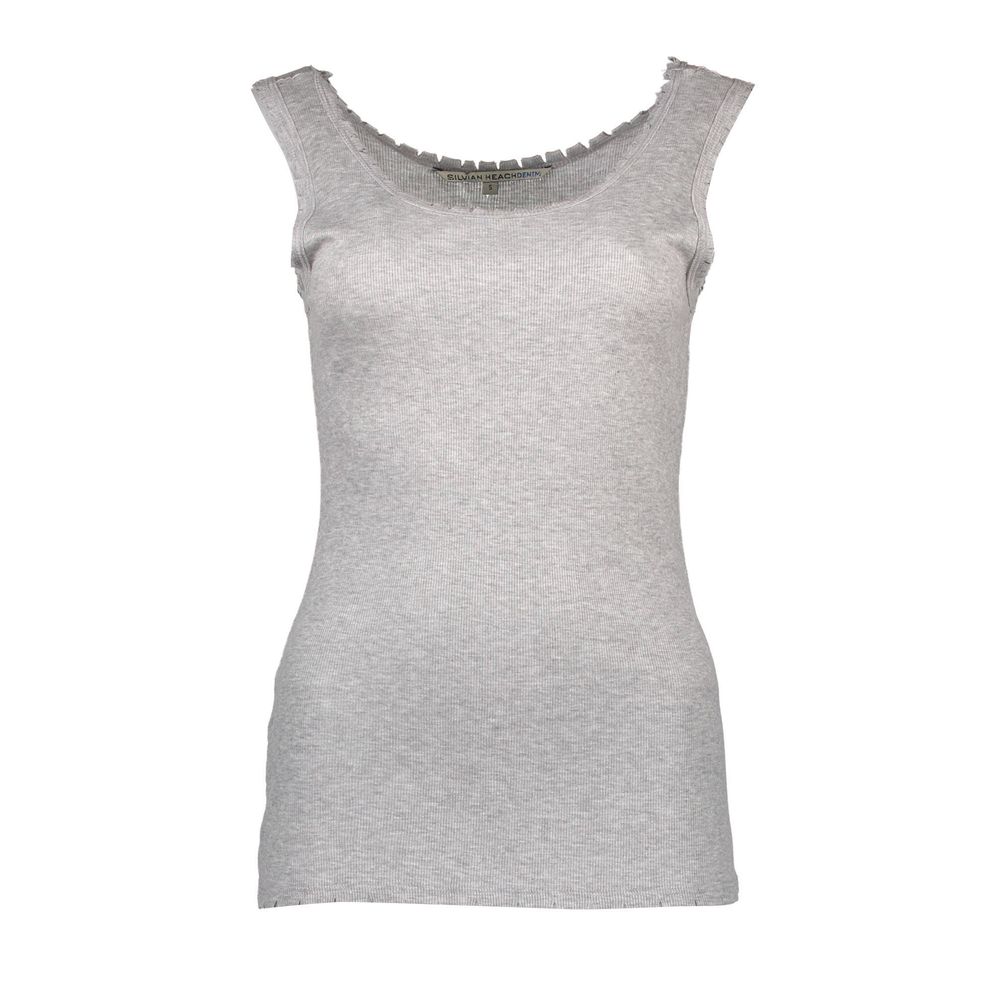 Grigio Viscosa Women T-Shirt