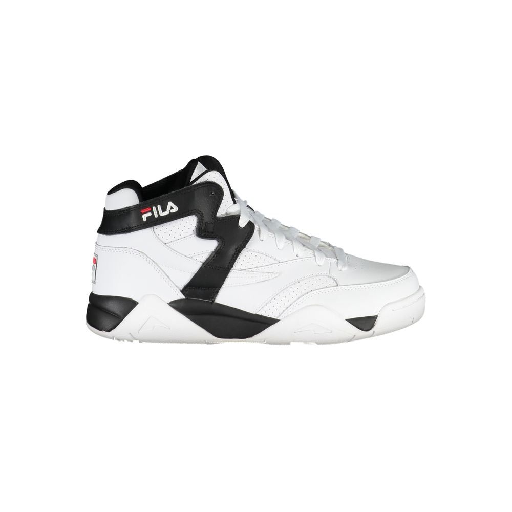 High-Top Athletic Lace-Up Sneakers with Contrast Details-Fila-LabelTerrace.com