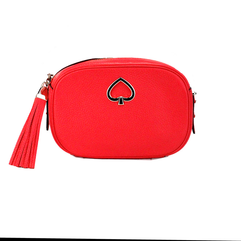 Kourtney Small Stoplight Pebble Leather Camera Bag Crossbody Handbag-Kate Spade-LabelTerrace.com