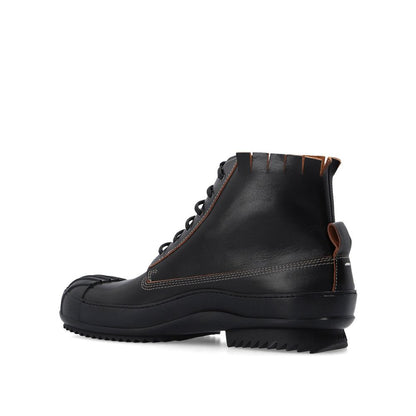 Leather High-Top Sneakers