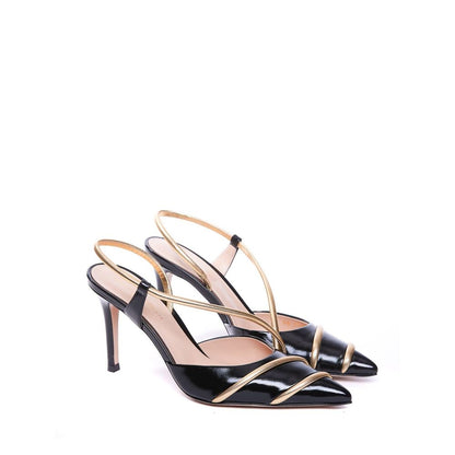 Leather Slingback Pumps