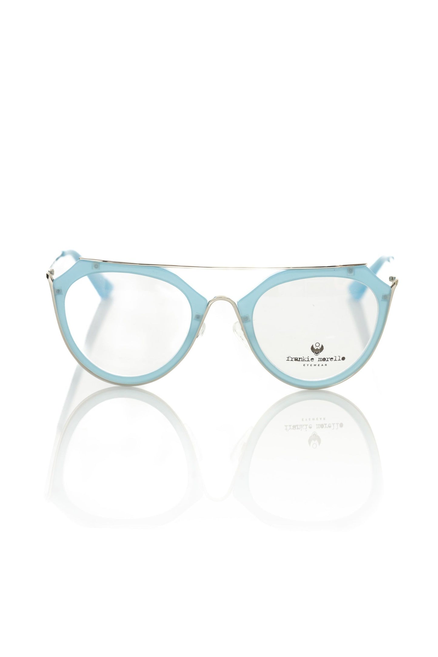 Light Blue Acetate Women Frame-Frankie Morello-LabelTerrace.com