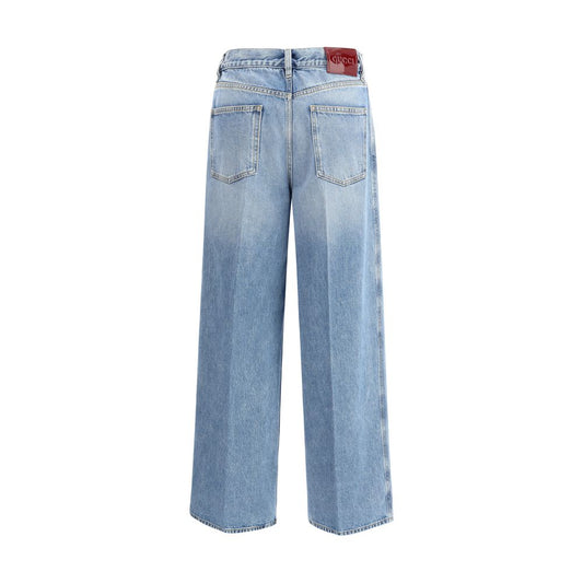 Light Blue Cotton Jeans Denim