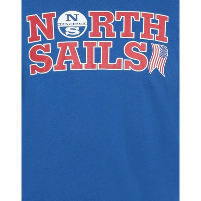 Light Blue Cotton Men T-Shirt-North Sails-LabelTerrace.com