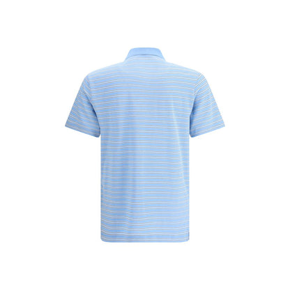 Light Blue Cotton Polo Shirt