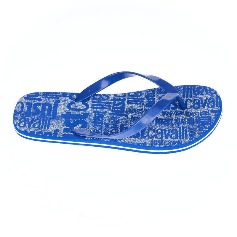 Light Blue EVA Men Sandal-Just Cavalli-LabelTerrace.com