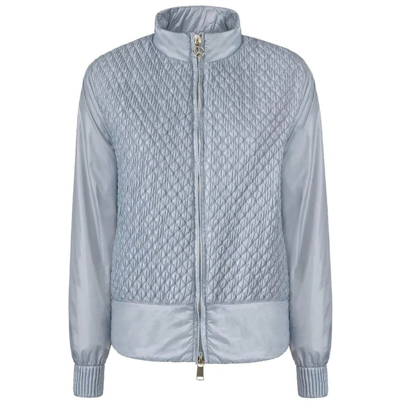 Light Blue Nylon Women Jacket-People Of Shibuya-LabelTerrace.com