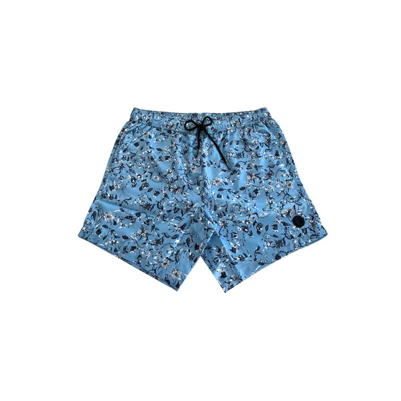 Light Blue Polyester Men Swim Short-Trussardi Beachwear-LabelTerrace.com