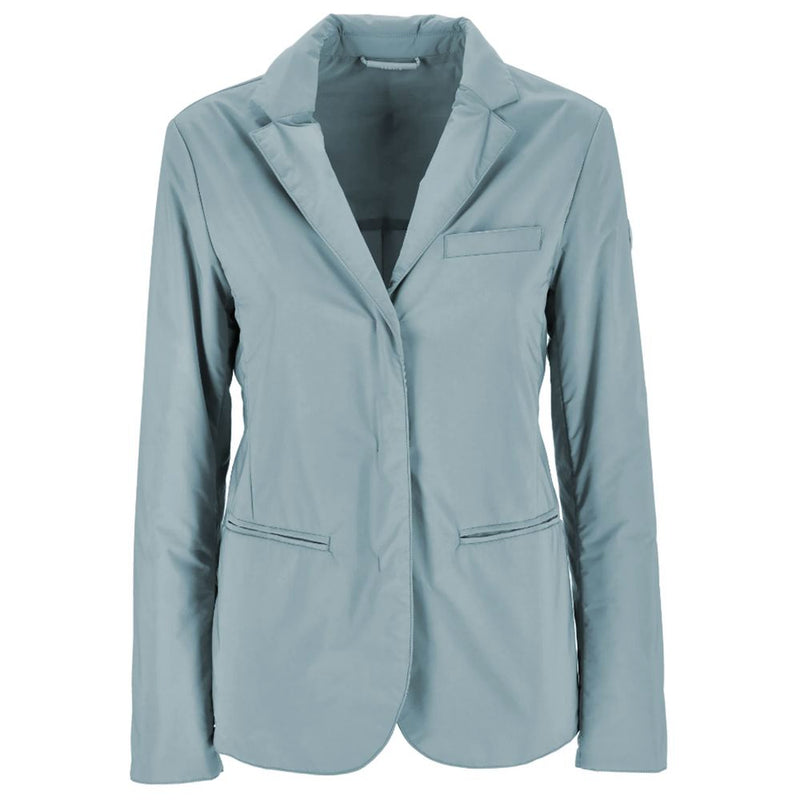 Light Blue Polyester Women Jacket-People Of Shibuya-LabelTerrace.com