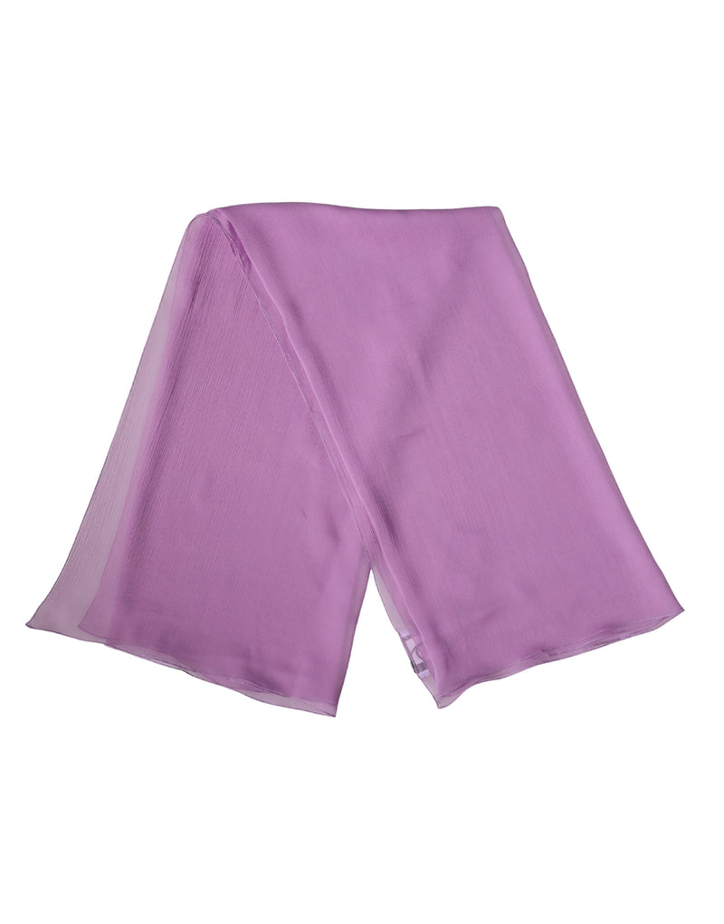 Light Purple Silk Neck Wrap Foulard 114cm x 114cm Scarf