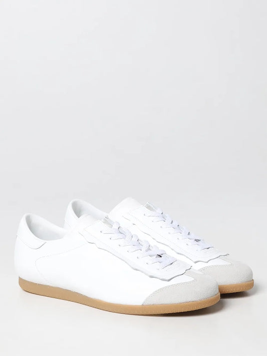 Low Featherlight Leather And Suede Sneakers