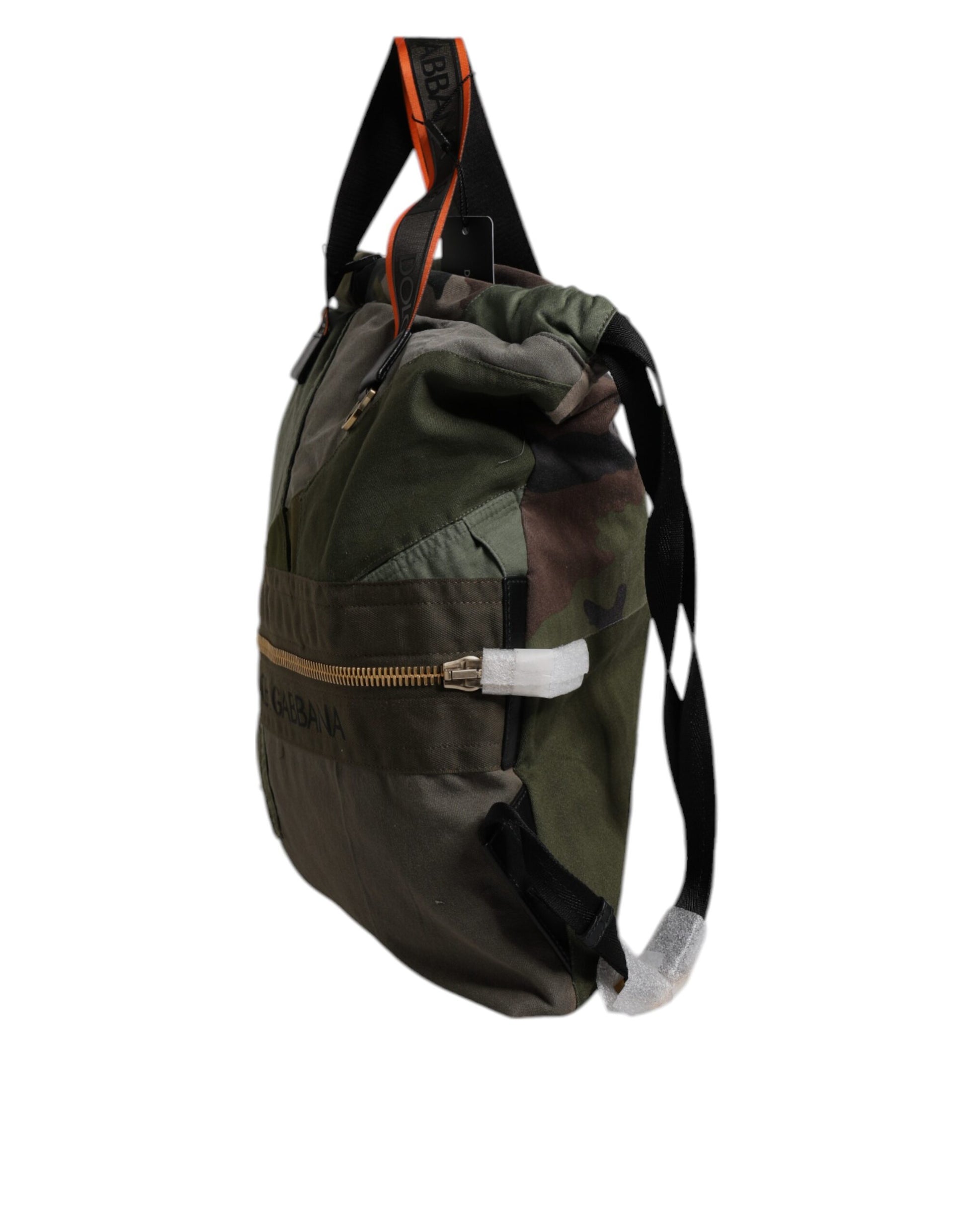 Military Green Patchwork Rucksack Backpack Bag-Dolce & Gabbana-LabelTerrace.com