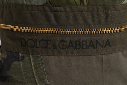 Military Green Patchwork Rucksack Backpack Bag-Dolce & Gabbana-LabelTerrace.com