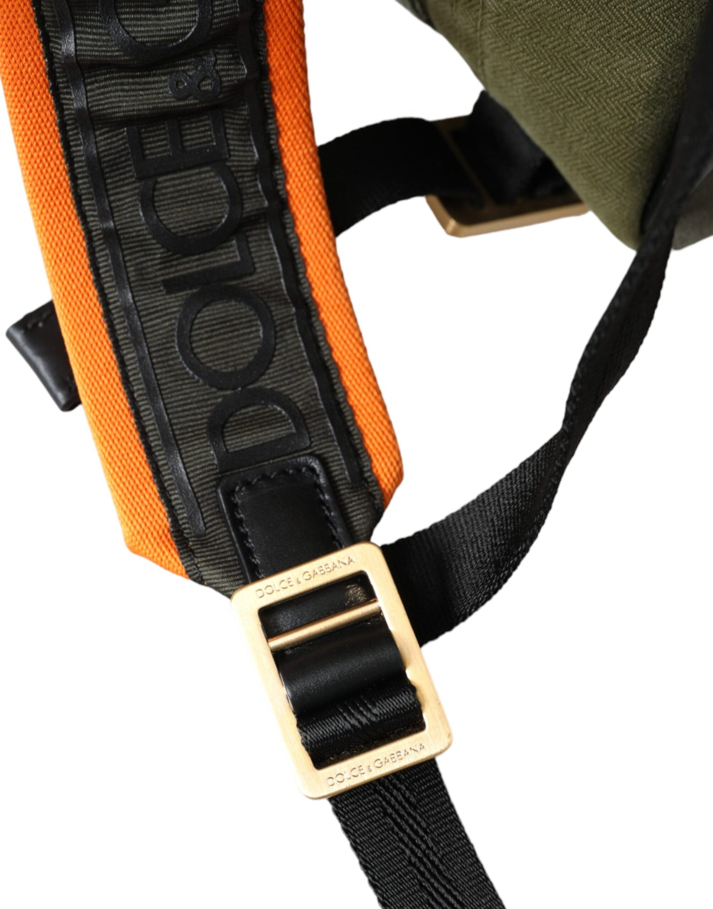 Military Green Patchwork Rucksack Backpack Bag-Dolce & Gabbana-LabelTerrace.com