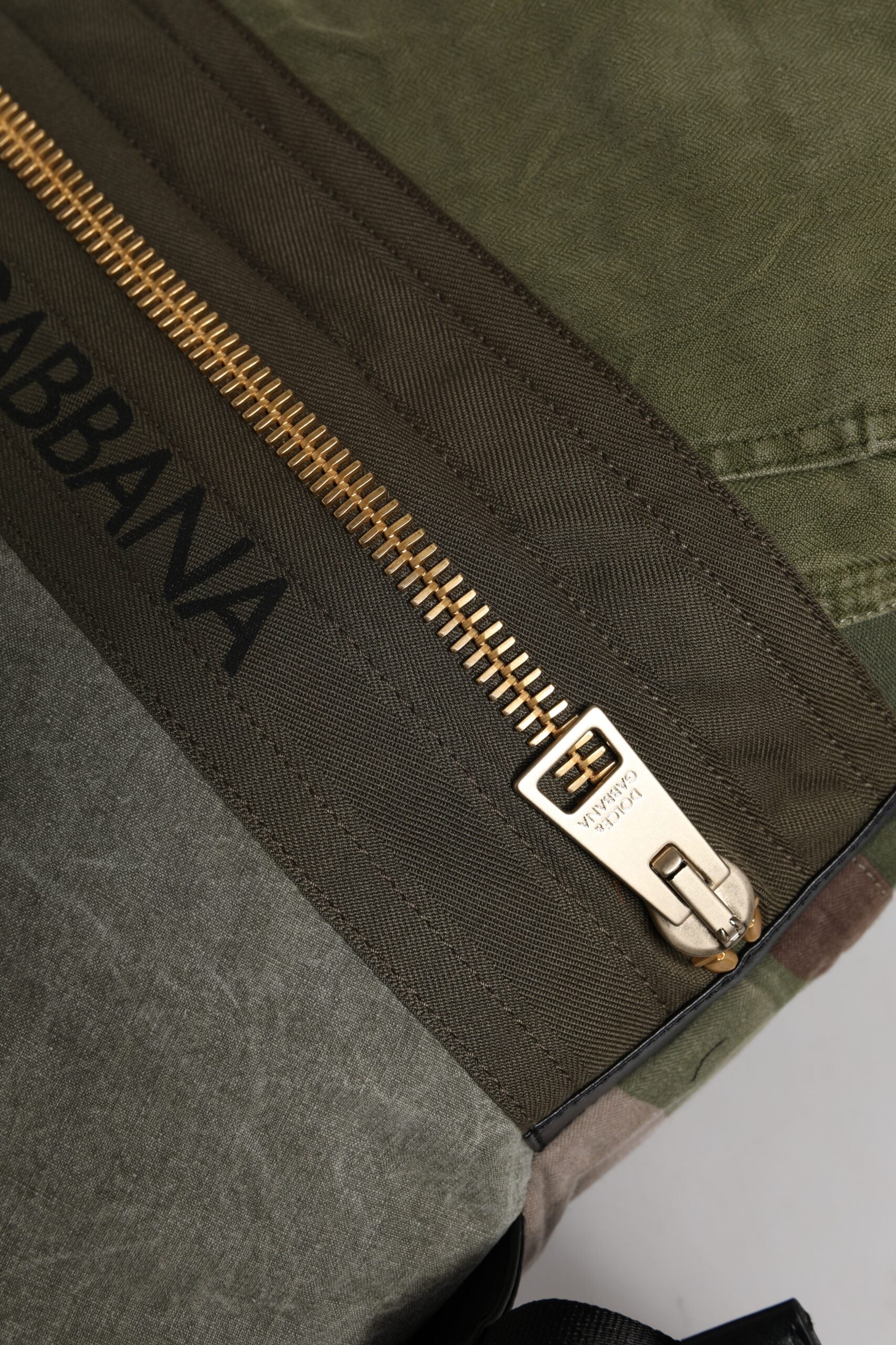Military Green Patchwork Rucksack Backpack Bag-Dolce & Gabbana-LabelTerrace.com