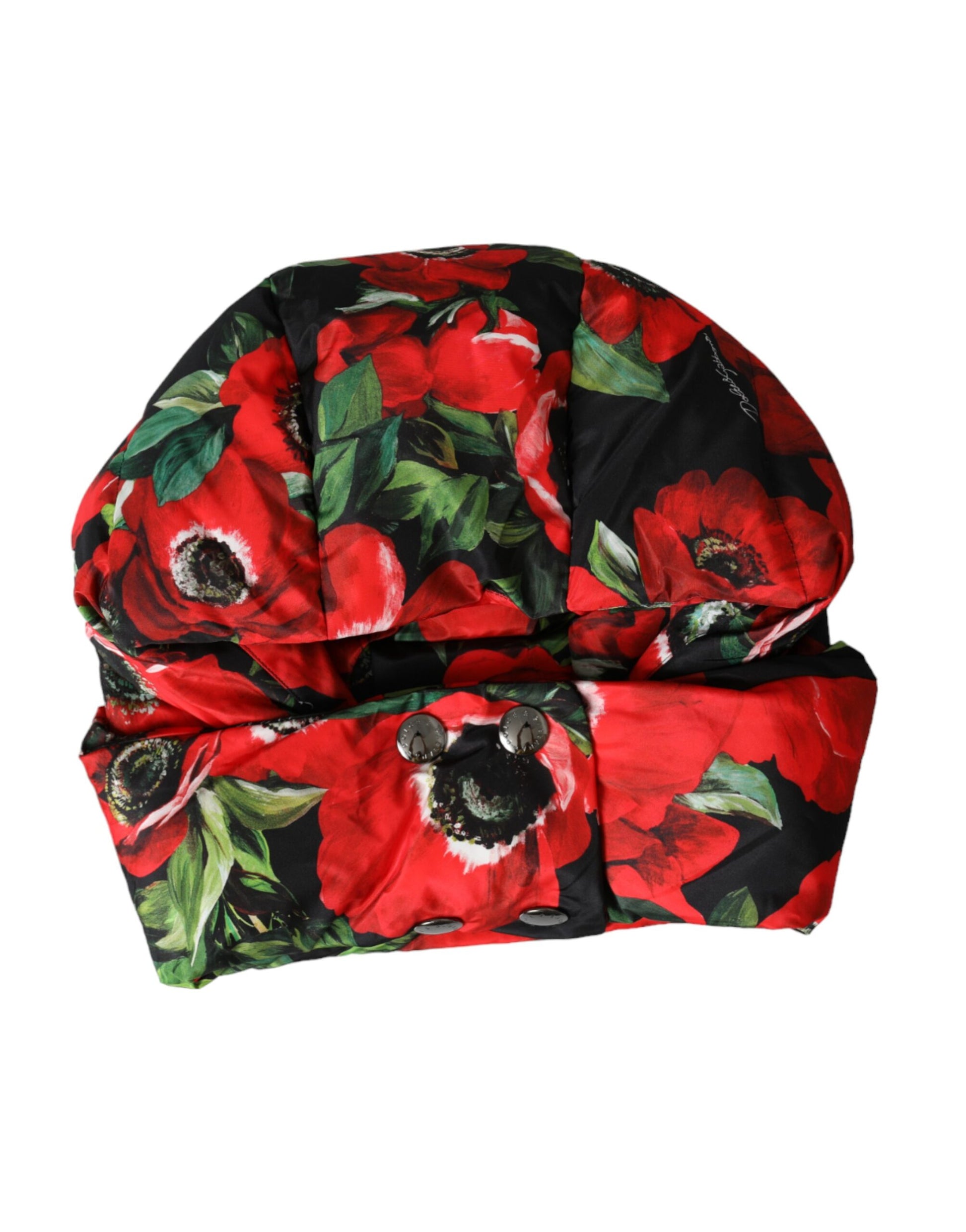Multicolor Anemone Whole Head Wrap Hat-Dolce & Gabbana-LabelTerrace.com