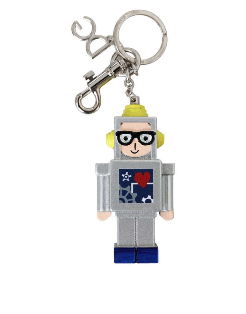 Multicolor Astronaut Space Metal Logo Keyring Keychain-Dolce & Gabbana-LabelTerrace.com