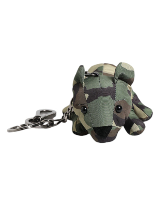 Multicolor Camouflage Animal Silhouette Keychain Keyring-Dolce & Gabbana-LabelTerrace.com