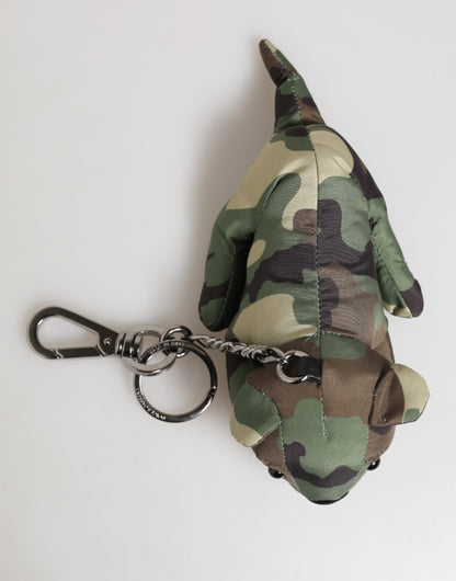 Multicolor Camouflage Animal Silhouette Keychain Keyring-Dolce & Gabbana-LabelTerrace.com