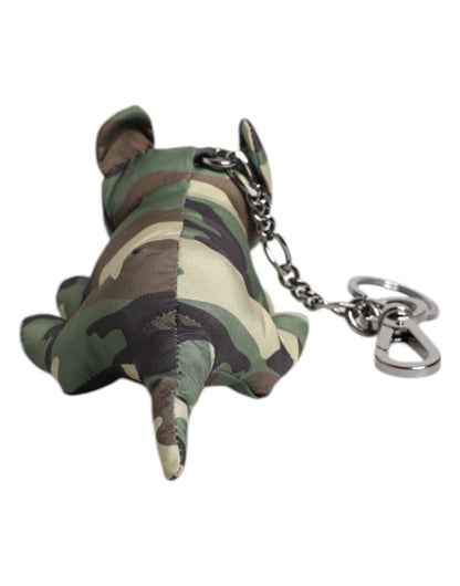Multicolor Camouflage Animal Silhouette Keychain Keyring-Dolce & Gabbana-LabelTerrace.com