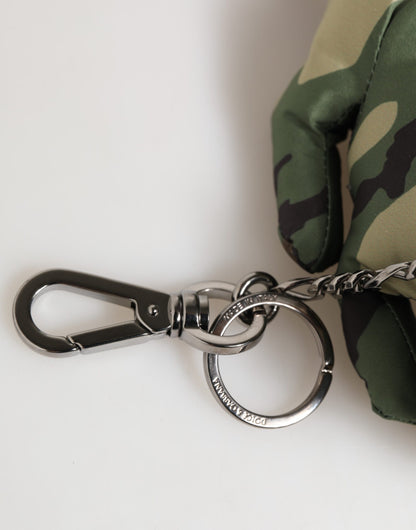 Multicolor Camouflage Animal Silhouette Keychain Keyring-Dolce & Gabbana-LabelTerrace.com
