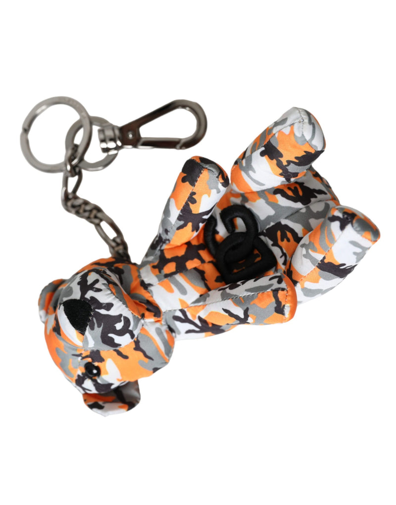 Multicolor Camouflage Animal Silhouette Keychain Keyring-Dolce & Gabbana-LabelTerrace.com