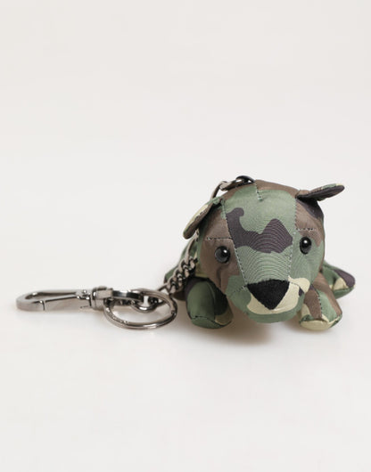 Multicolor Camouflage Animal Silhouette Keychain Keyring-Dolce & Gabbana-LabelTerrace.com