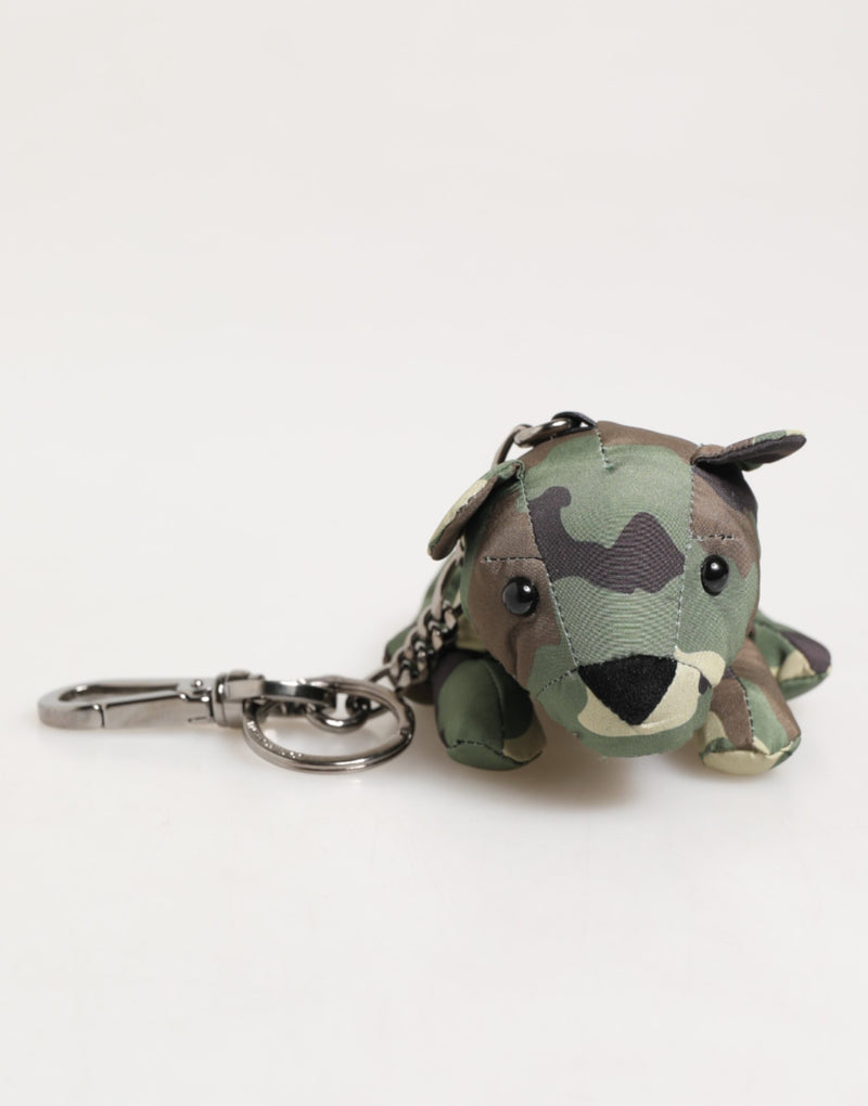 Multicolor Camouflage Animal Silhouette Keychain Keyring-Dolce & Gabbana-LabelTerrace.com