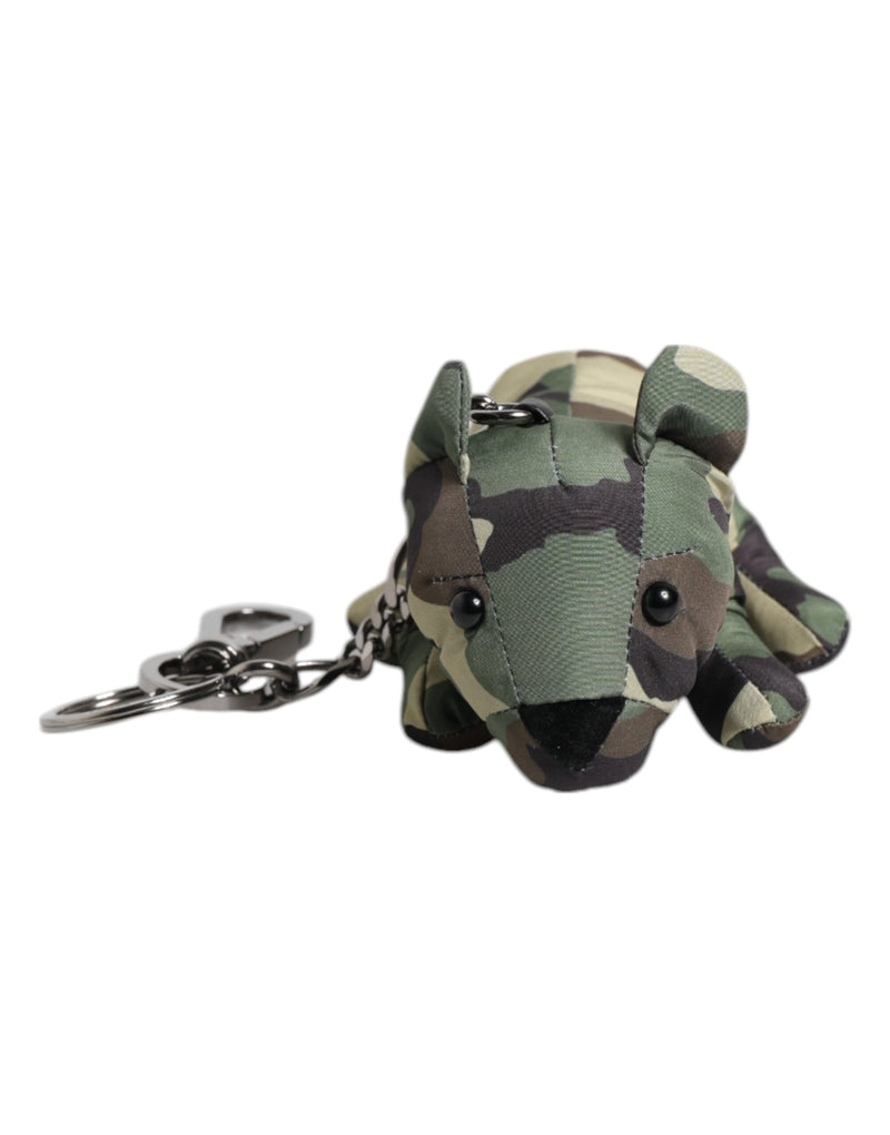 Multicolor Camouflage Animal Silhouette Keychain Keyring-Dolce & Gabbana-LabelTerrace.com