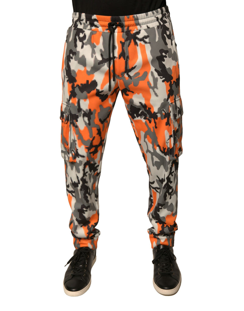Multicolor Camouflage Cargo Jogger Pants-Dolce & Gabbana-LabelTerrace.com