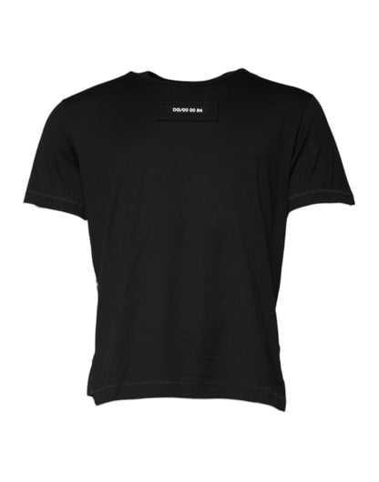 Multicolor Camouflage Crew Neck T-shirt-Dolce & Gabbana-LabelTerrace.com