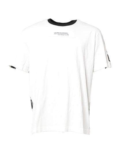 Multicolor Camouflage Crew Neck T-shirt-Dolce & Gabbana-LabelTerrace.com