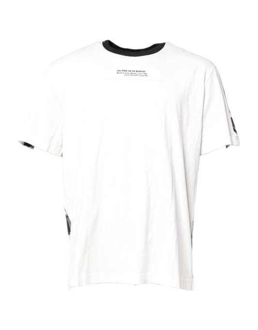 Multicolor Camouflage Crew Neck T-shirt-Dolce & Gabbana-LabelTerrace.com