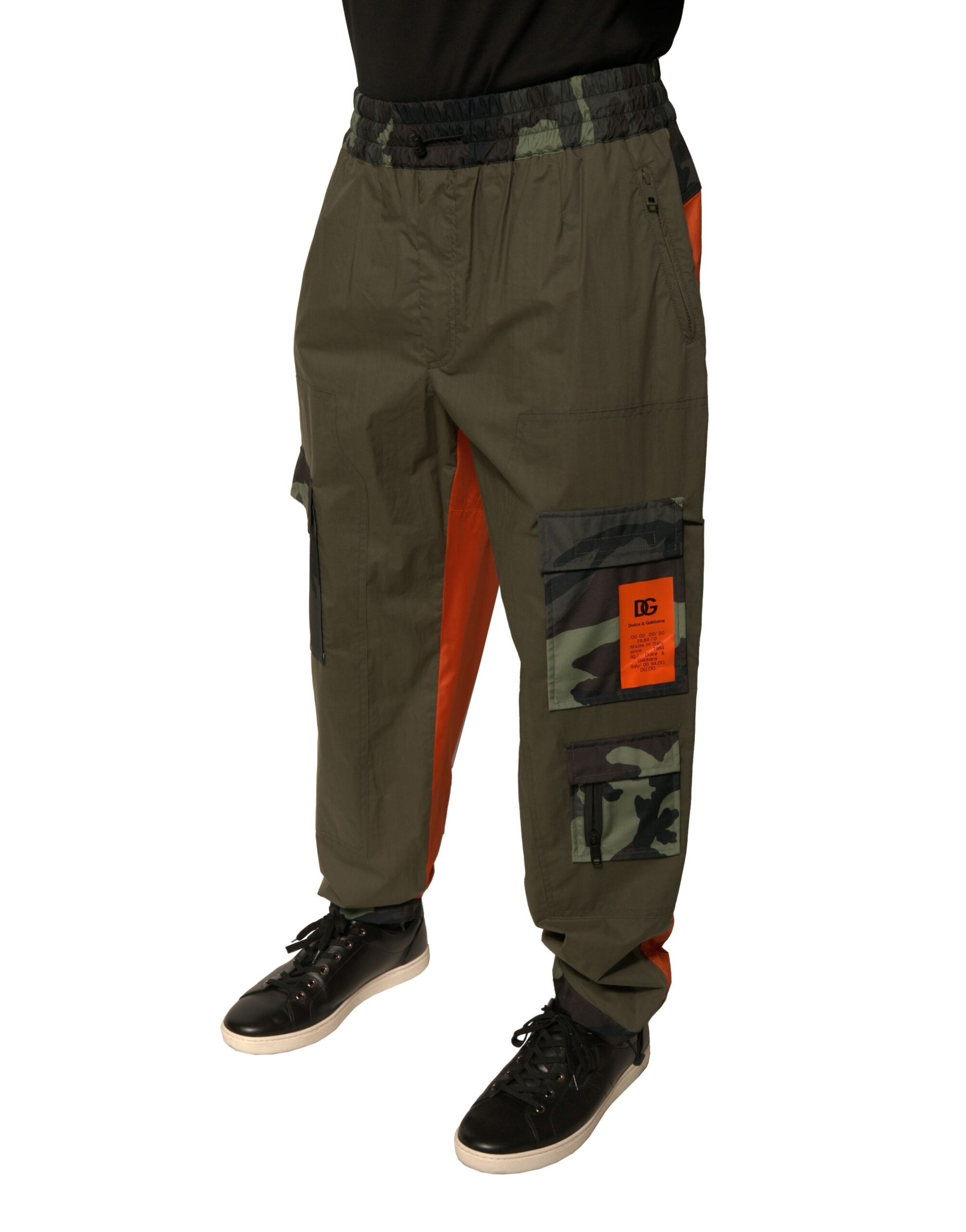 Multicolor Camouflage Jogger Cargo Pants-Dolce & Gabbana-LabelTerrace.com