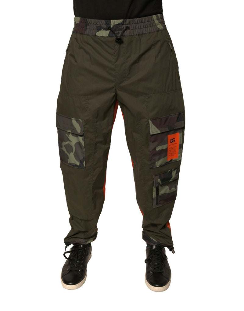 Multicolor Camouflage Jogger Cargo Pants-Dolce & Gabbana-LabelTerrace.com