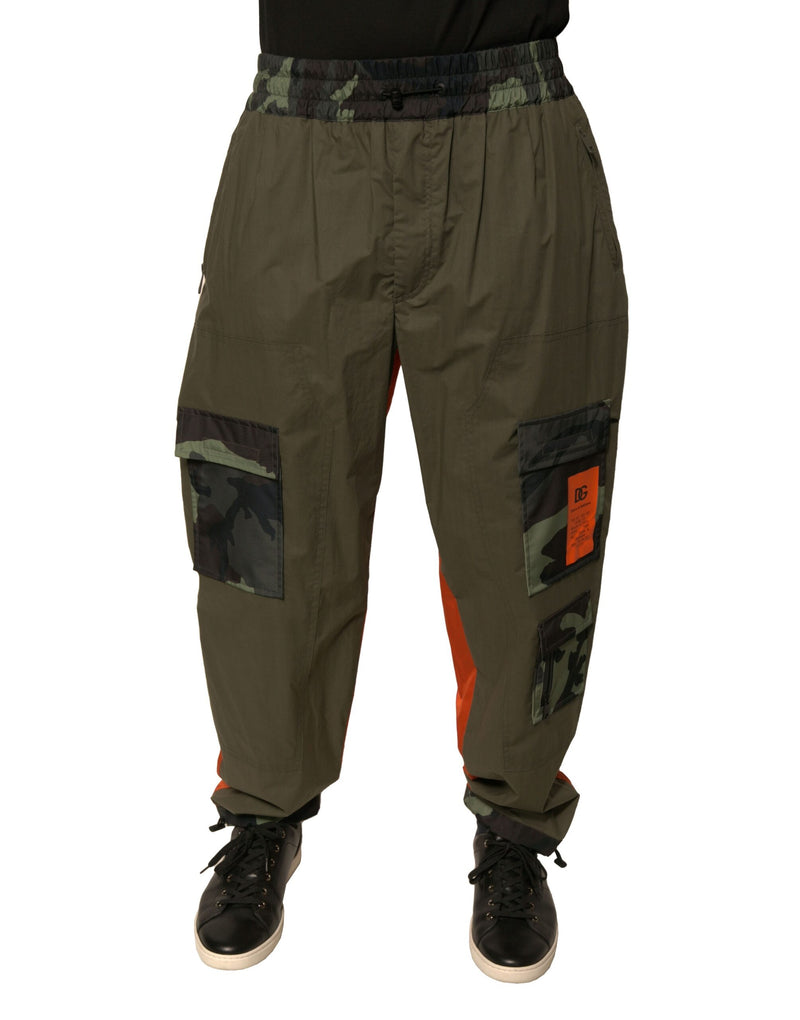 Multicolor Camouflage Jogger Cargo Pants-Dolce & Gabbana-LabelTerrace.com