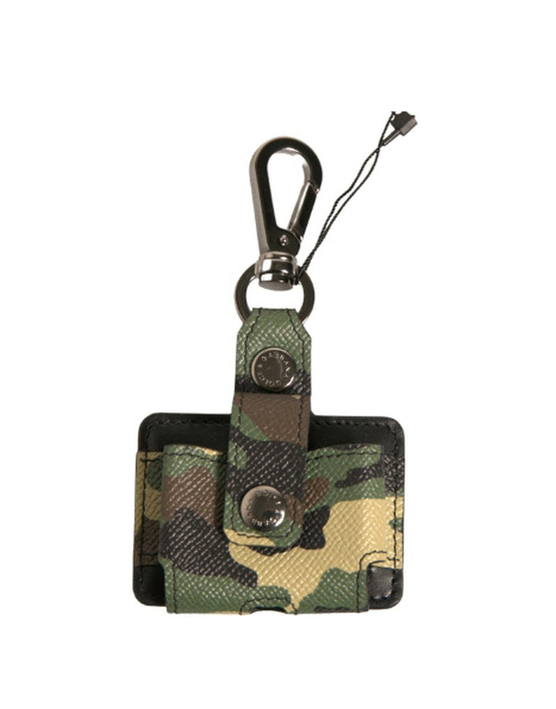 Multicolor Camouflage Leather Metal Airpods Case-Dolce & Gabbana-LabelTerrace.com